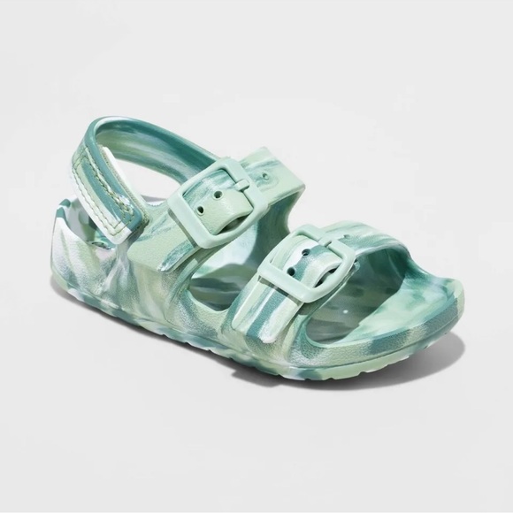 Cat and Jack Ade Slip-On Footbed Sandals Size 11T - Picture 1 of 14